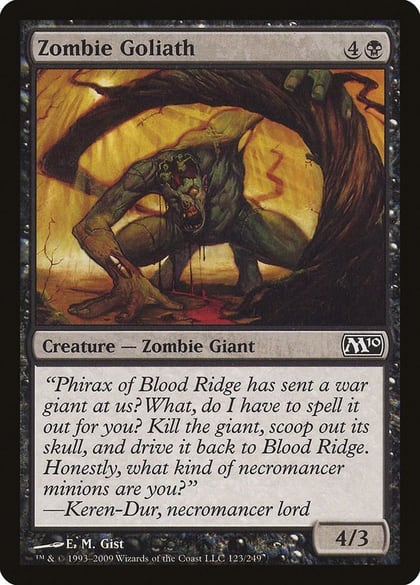 Zombie Goliath, Magic 2010 (M10) 123