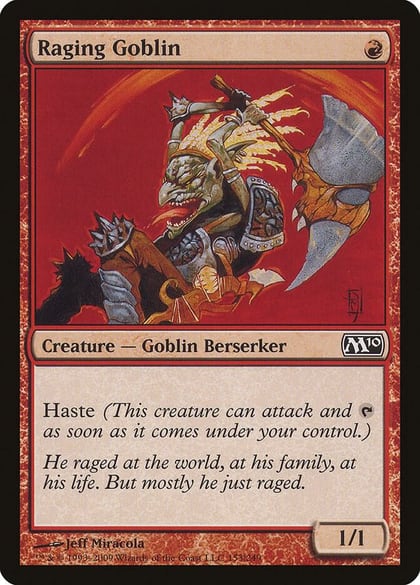 Raging Goblin, Magic 2010 (M10) 153