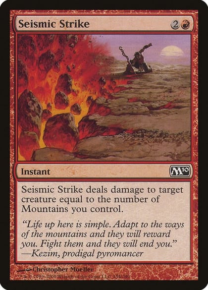 Seismic Strike, Magic 2010 (M10) 154
