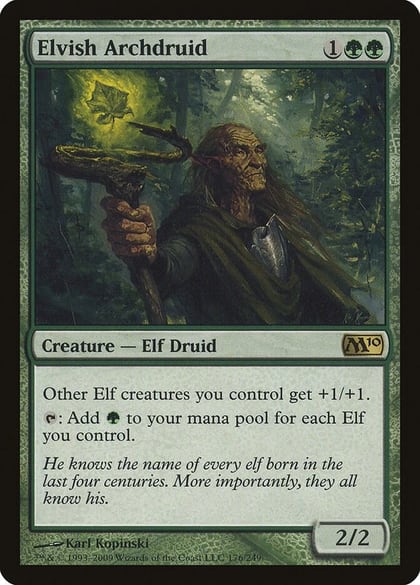 Elvish Archdruid, Magic 2010 (M10) 176
