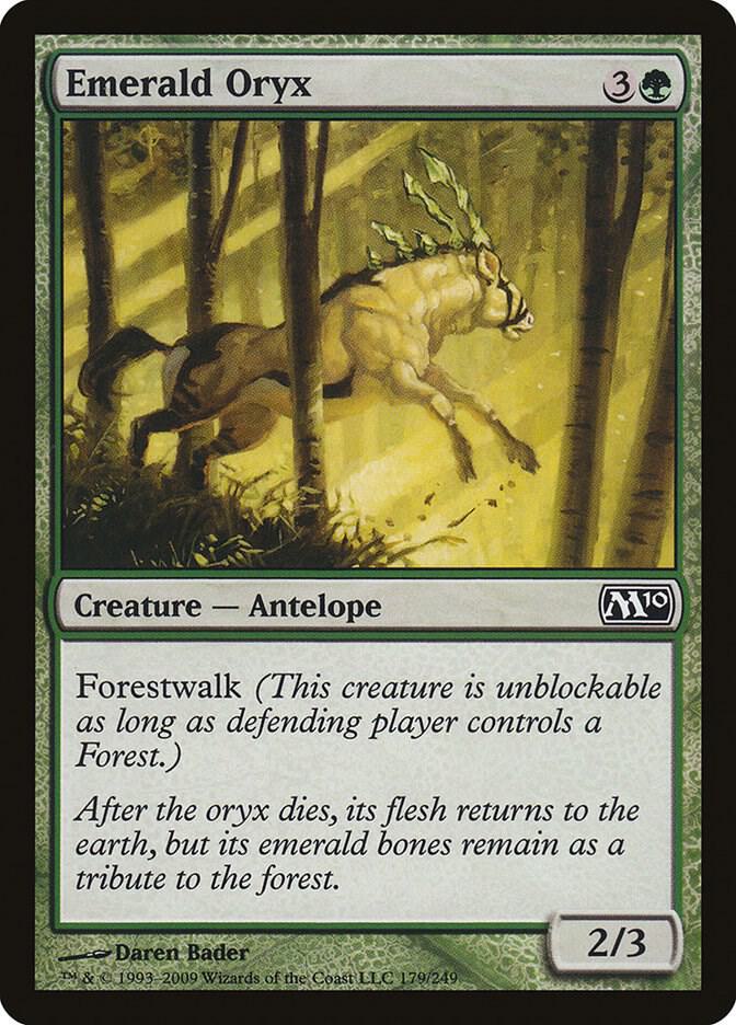 Emerald Oryx, Magic 2010 (M10) 179