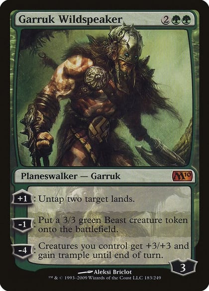 Garruk Wildspeaker, Magic 2010 (M10) 183