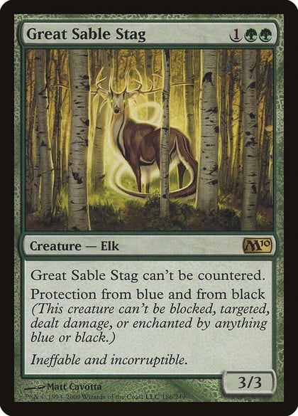 Great Sable Stag, Magic 2010 (M10) 186