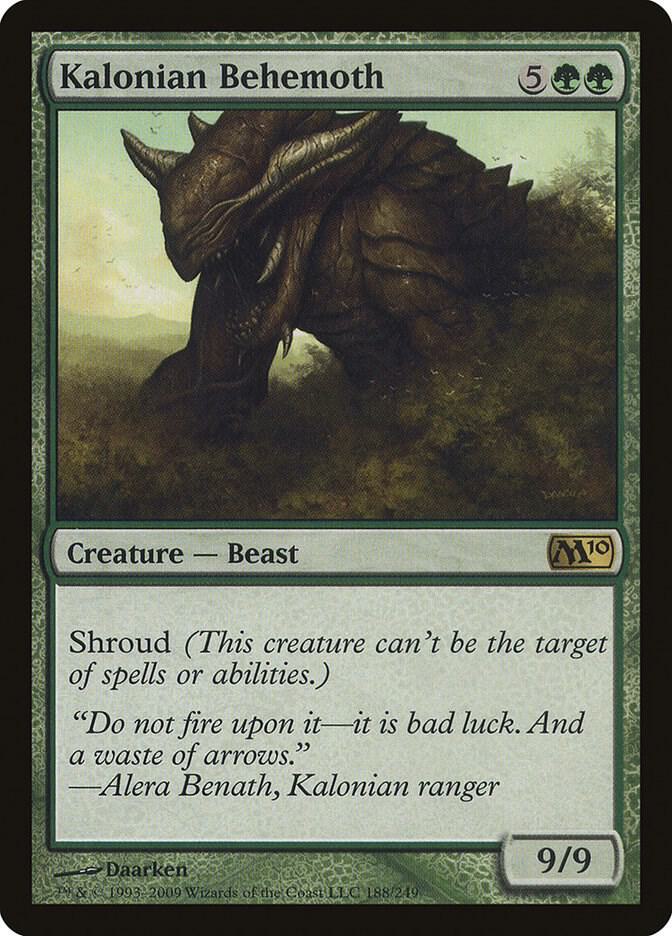 Kalonian Behemoth, Magic 2010 (M10) 188