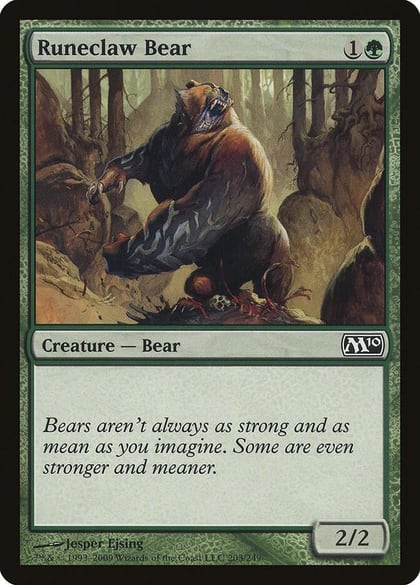 Runeclaw Bear, Magic 2010 (M10) 203