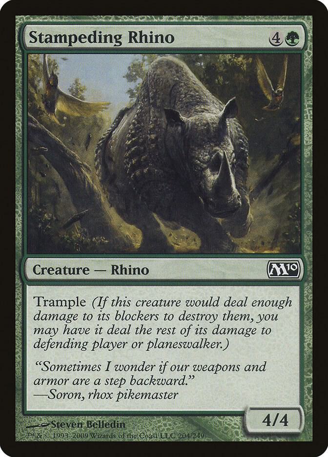 Stampeding Rhino, Magic 2010 (M10) 204