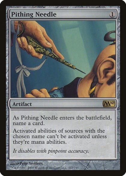 Pithing Needle, Magic 2010 (M10) 217