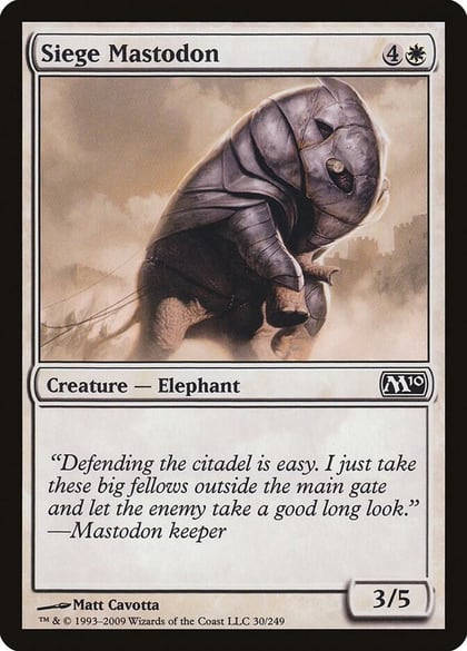 Siege Mastodon, Magic 2010 (M10) 30