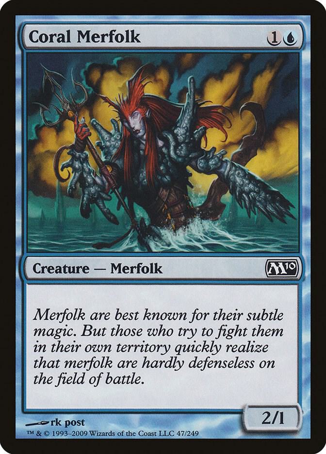 Coral Merfolk, Magic 2010 (M10) 47