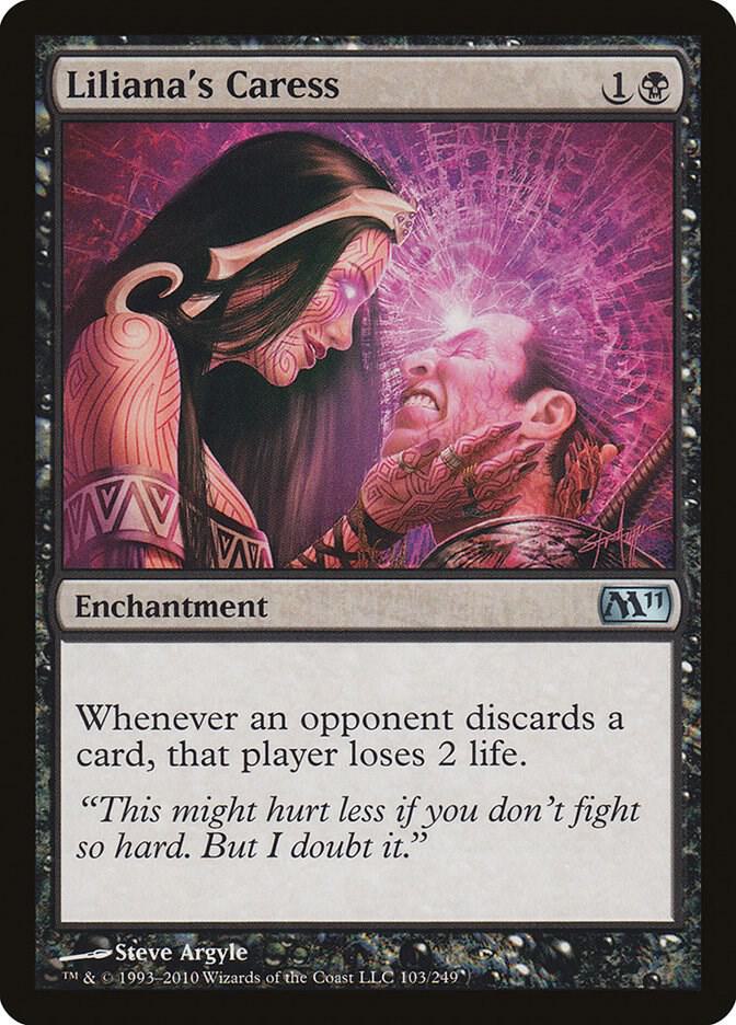 Liliana's Caress, Magic 2011 (M11) 103