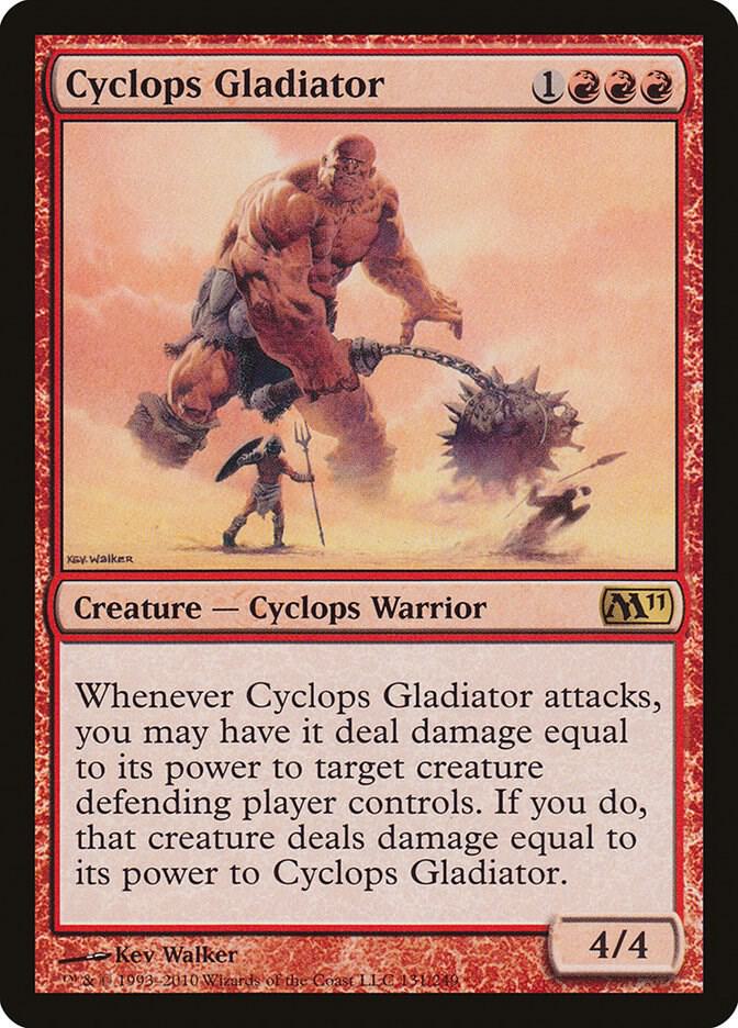 Cyclops Gladiator, Magic 2011 (M11) 131