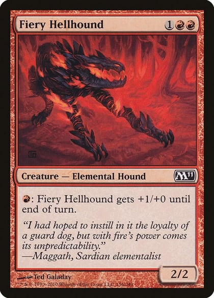 Fiery Hellhound, Magic 2011 (M11) 136