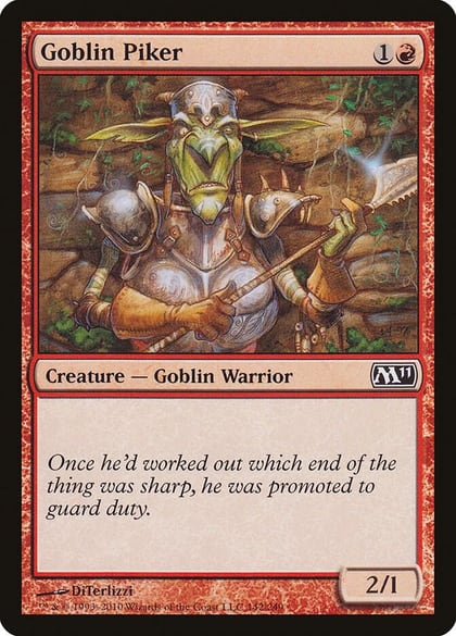 Goblin Piker, Magic 2011 (M11) 142