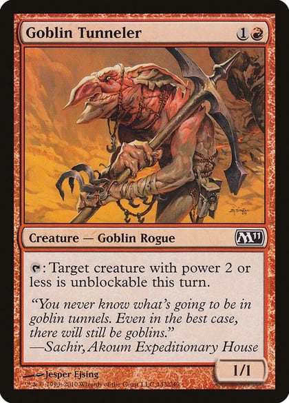 Goblin Tunneler, Magic 2011 (M11) 143