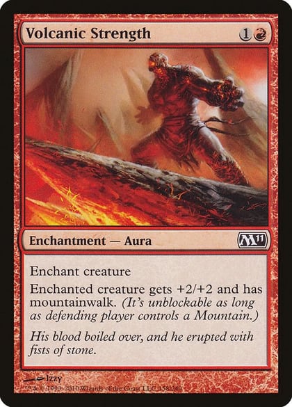 Volcanic Strength, Magic 2011 (M11) 158