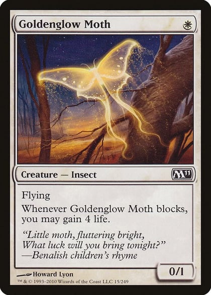Goldenglow Moth, Magic 2011 (M11) 15