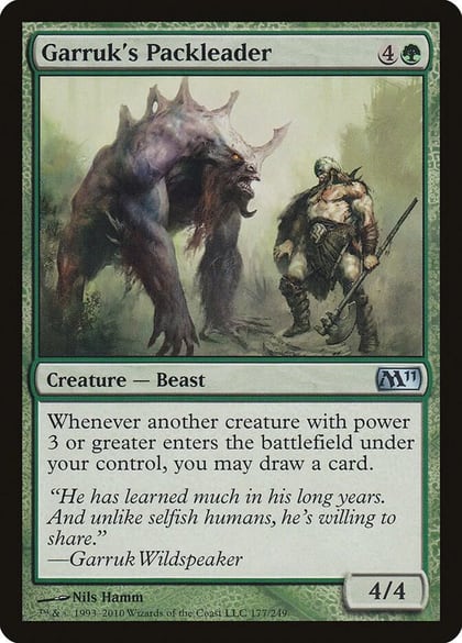 Garruk's Packleader, Magic 2011 (M11) 177