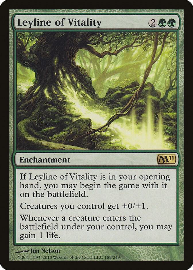 Leyline of Vitality, Magic 2011 (M11) 183