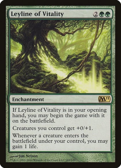 Leyline of Vitality, Magic 2011 (M11) 183