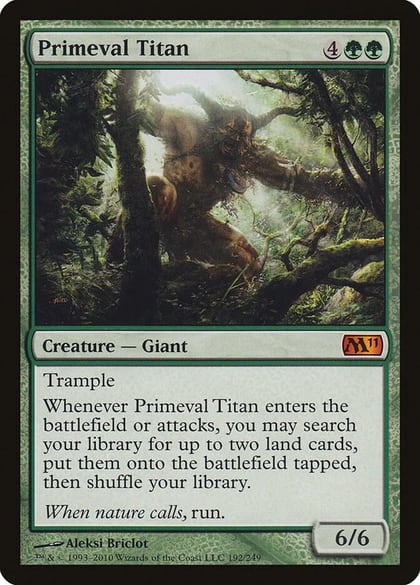 Primeval Titan, Magic 2011 (M11) 192