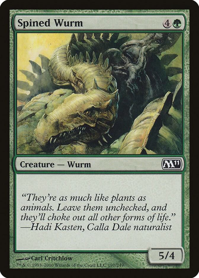 Spined Wurm, Magic 2011 (M11) 197