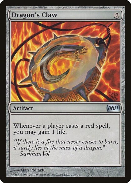 Dragon's Claw, Magic 2011 (M11) 205
