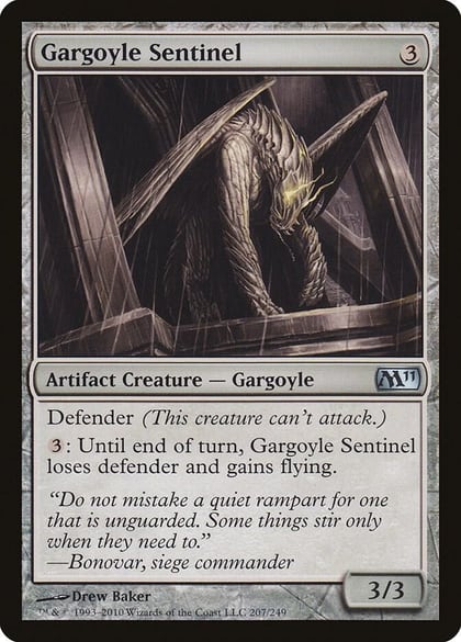 Gargoyle Sentinel, Magic 2011 (M11) 207