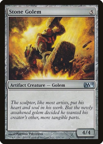 Stone Golem, Magic 2011 (M11) 215