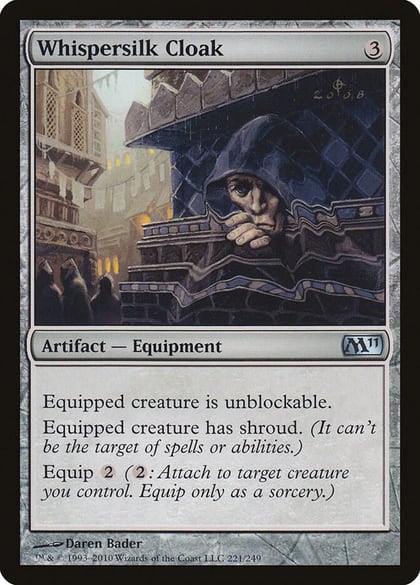 Whispersilk Cloak, Magic 2011 (M11) 221