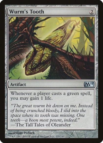 Wurm's Tooth, Magic 2011 (M11) 222