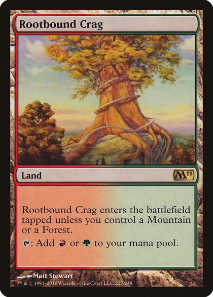 Rootbound Crag, Magic 2011 (M11) 227