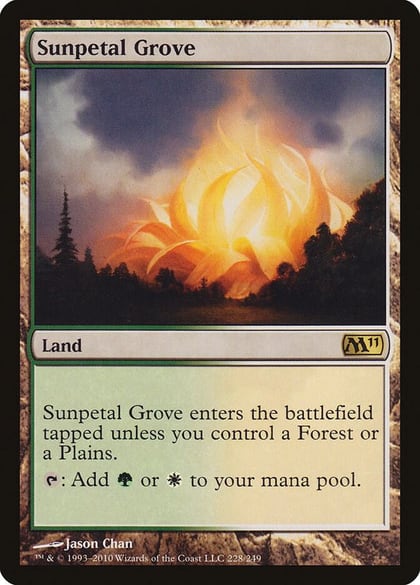 Sunpetal Grove, Magic 2011 (M11) 228