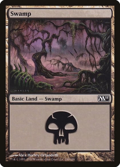 Swamp (240), Magic 2011 (M11) 240