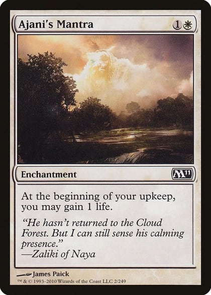 Ajani's Mantra, Magic 2011 (M11) 2