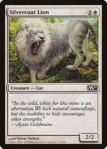 Silvercoat Lion, Magic 2011 (M11) 31
