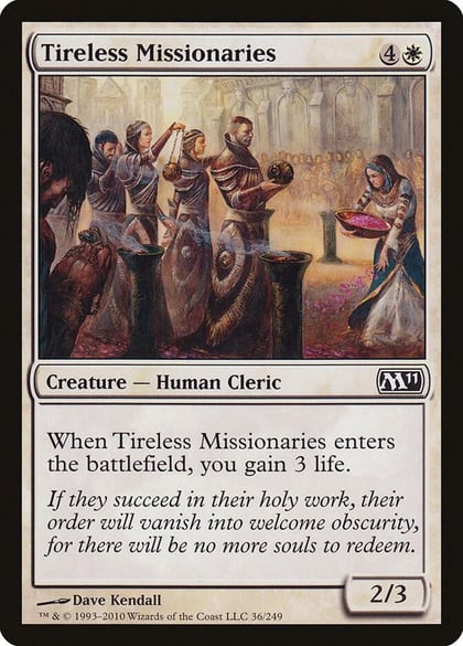 Tireless Missionaries, Magic 2011 (M11) 36