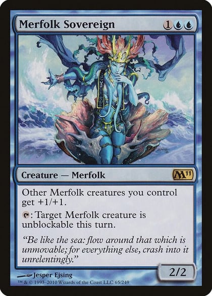Merfolk Sovereign, Magic 2011 (M11) 65