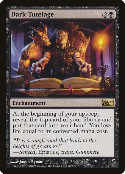Dark Tutelage, Magic 2011 (M11) 90