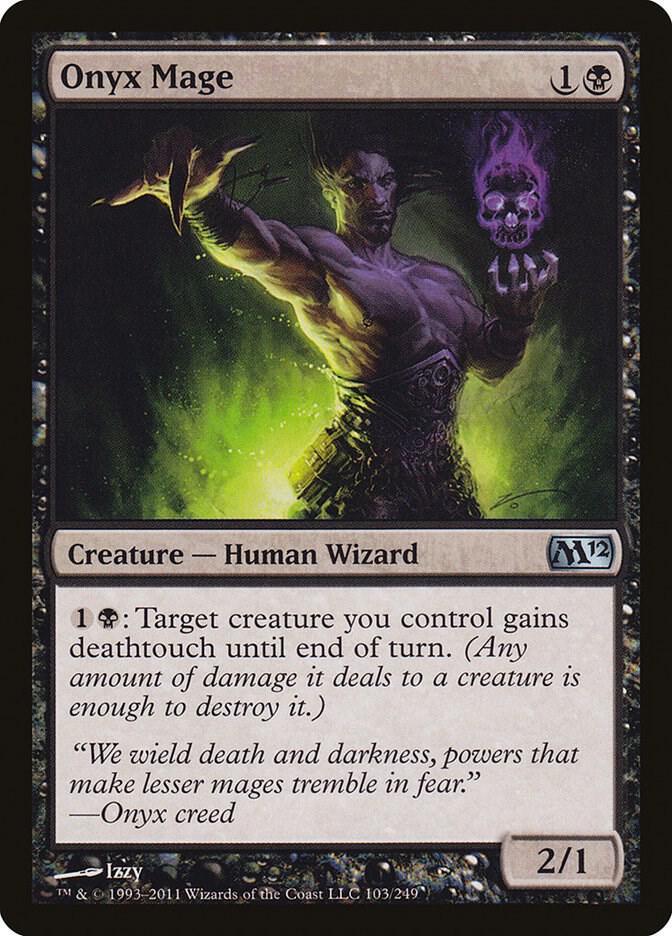 Onyx Mage, Magic 2012 (M12) 103