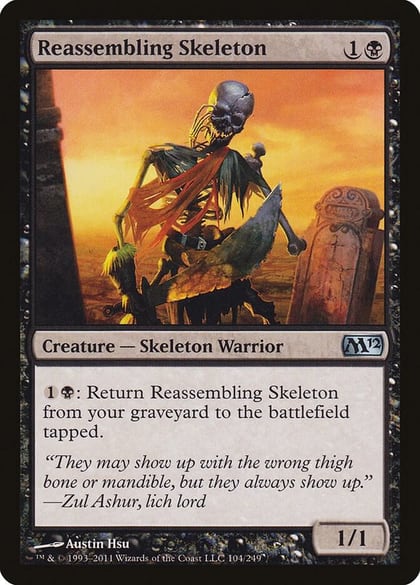 Reassembling Skeleton, Magic 2012 (M12) 104