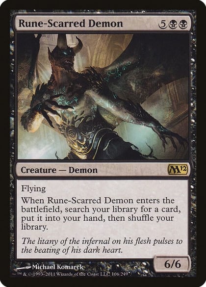Rune-Scarred Demon, Magic 2012 (M12) 106