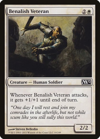 Benalish Veteran, Magic 2012 (M12) 10
