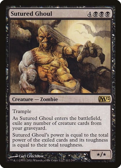Sutured Ghoul, Magic 2012 (M12) 112