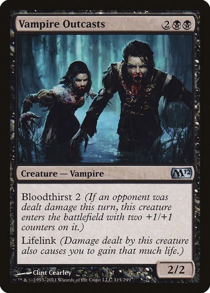 Vampire Outcasts, Magic 2012 (M12) 115