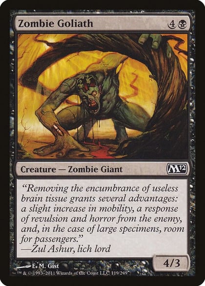 Zombie Goliath, Magic 2012 (M12) 119