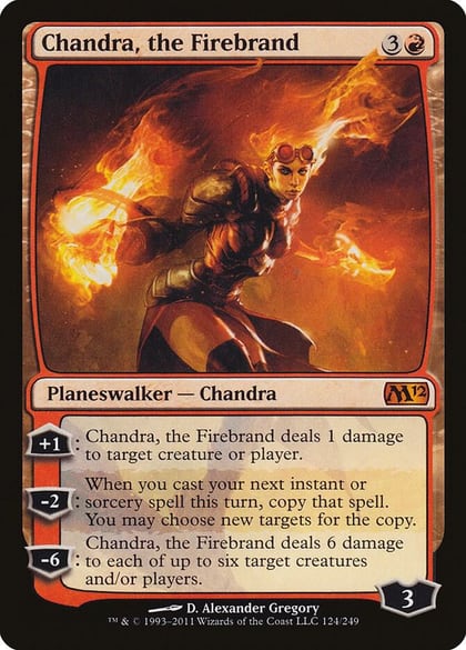Chandra, the Firebrand, Magic 2012 (M12) 124