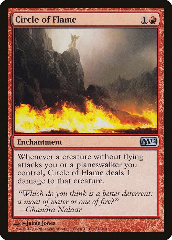 Circle of Flame, Magic 2012 (M12) 127