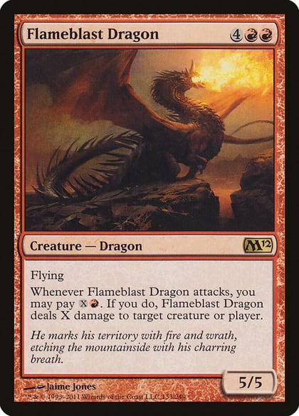 Flameblast Dragon, Magic 2012 (M12) 133