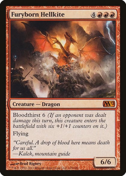 Furyborn Hellkite, Magic 2012 (M12) 135