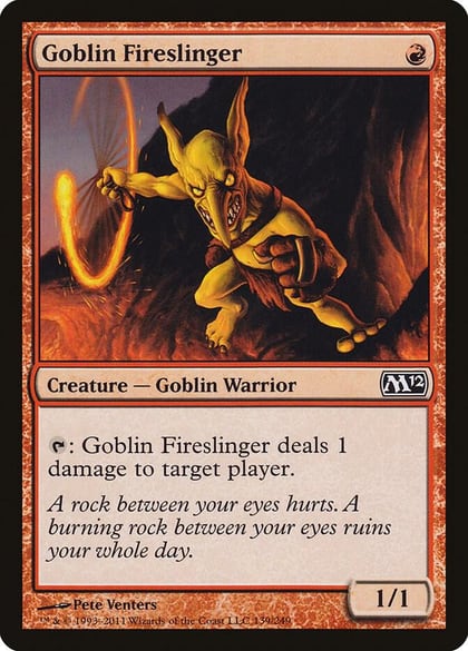Goblin Fireslinger, Magic 2012 (M12) 139